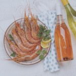 seafood-and-wine-on-a-table